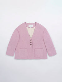 Wool  coat with Silk Lining