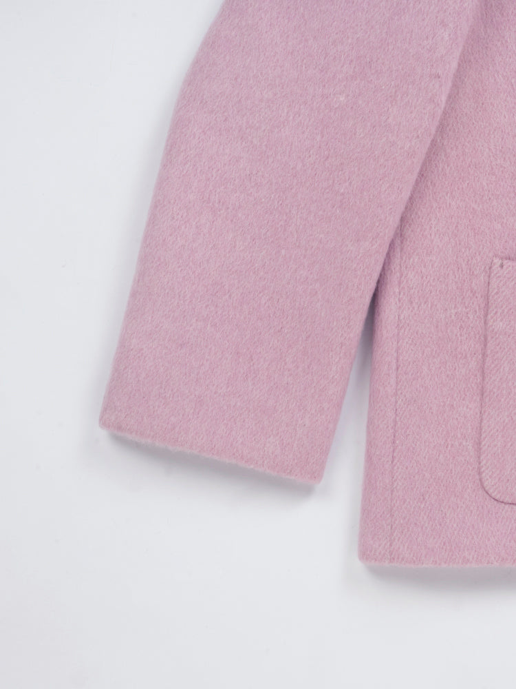 Wool  coat with Silk Lining