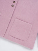 Wool  coat with Silk Lining