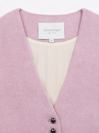 Wool  coat with Silk Lining