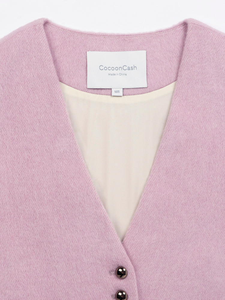 Wool  coat with Silk Lining