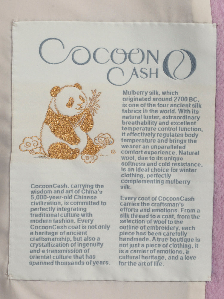 Wool  coat with Silk Lining