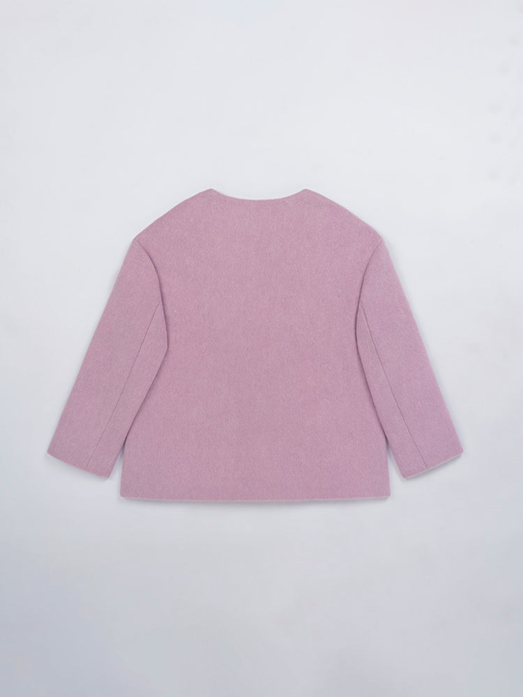 Wool  coat with Silk Lining