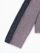 Wool  coat with Two-Tone Grey