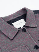 Wool  coat with Two-Tone Grey