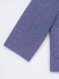 Wool  coat with Lace-Trimmed Collar