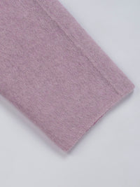 Wool  coat with Diagonal Cut