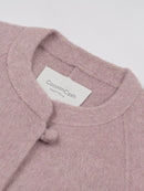 Wool coat with Frog Closure and Cuffed Sleeves