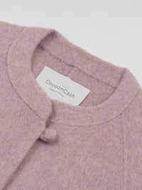 Wool coat with Frog Closure and Cuffed Sleeves