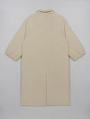 Wool coat with Tailored Collar and Cuffed Sleeves