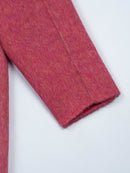 Wool coat women with Lotus buckle