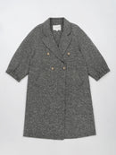Wool  coat with Tailored Collar and Cuffed Sleeves