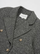 Wool  coat with Tailored Collar and Cuffed Sleeves