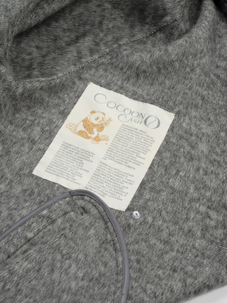 Wool  coat with Tailored Collar and Cuffed Sleeves