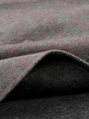 Wool coat women with Round Neck & Pearl Buttons