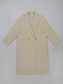 Wool coat with Lotus Bloom Clasp