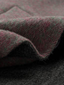 Wool  coat with Grey Gradient Tailored Collar