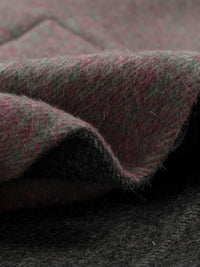 Wool  coat with Grey Gradient Tailored Collar