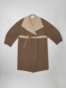 Wool  coat with Fringe Accents