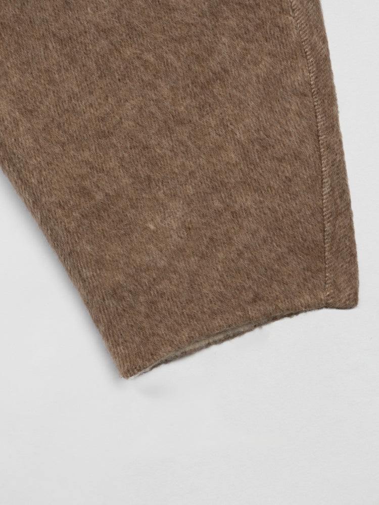 Wool  coat with Fringe Accents