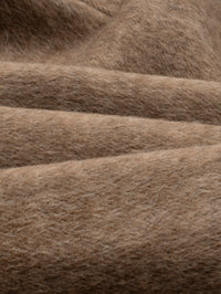 Wool  coat with Fringe Accents