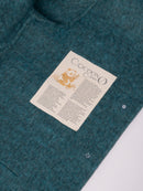 Wool  coat with Mandarin Collar and Long Belt