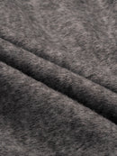 Wool  coat with Mandarin Collar and Long Belt