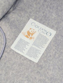 Wool coat with Minimalist Cropped Robe-Style