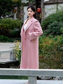 Wool coat with Eternal Rope Knot Buttons