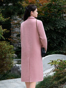 Wool coat with Eternal Rope Knot Buttons