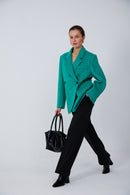 Eastern-inspired casual wool coat