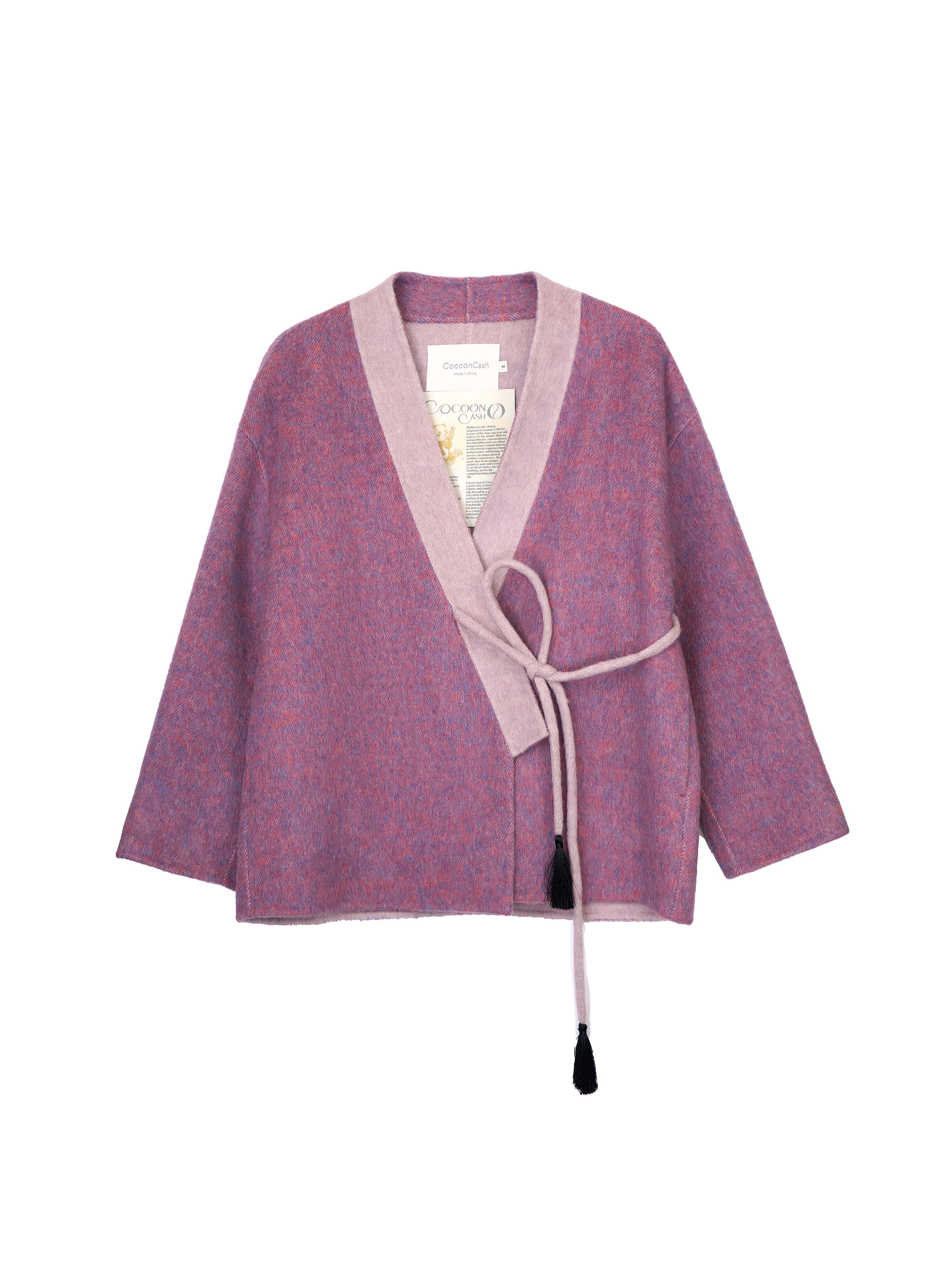 Eastern-inspired wool coats