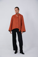 Eastern elegance wool coat