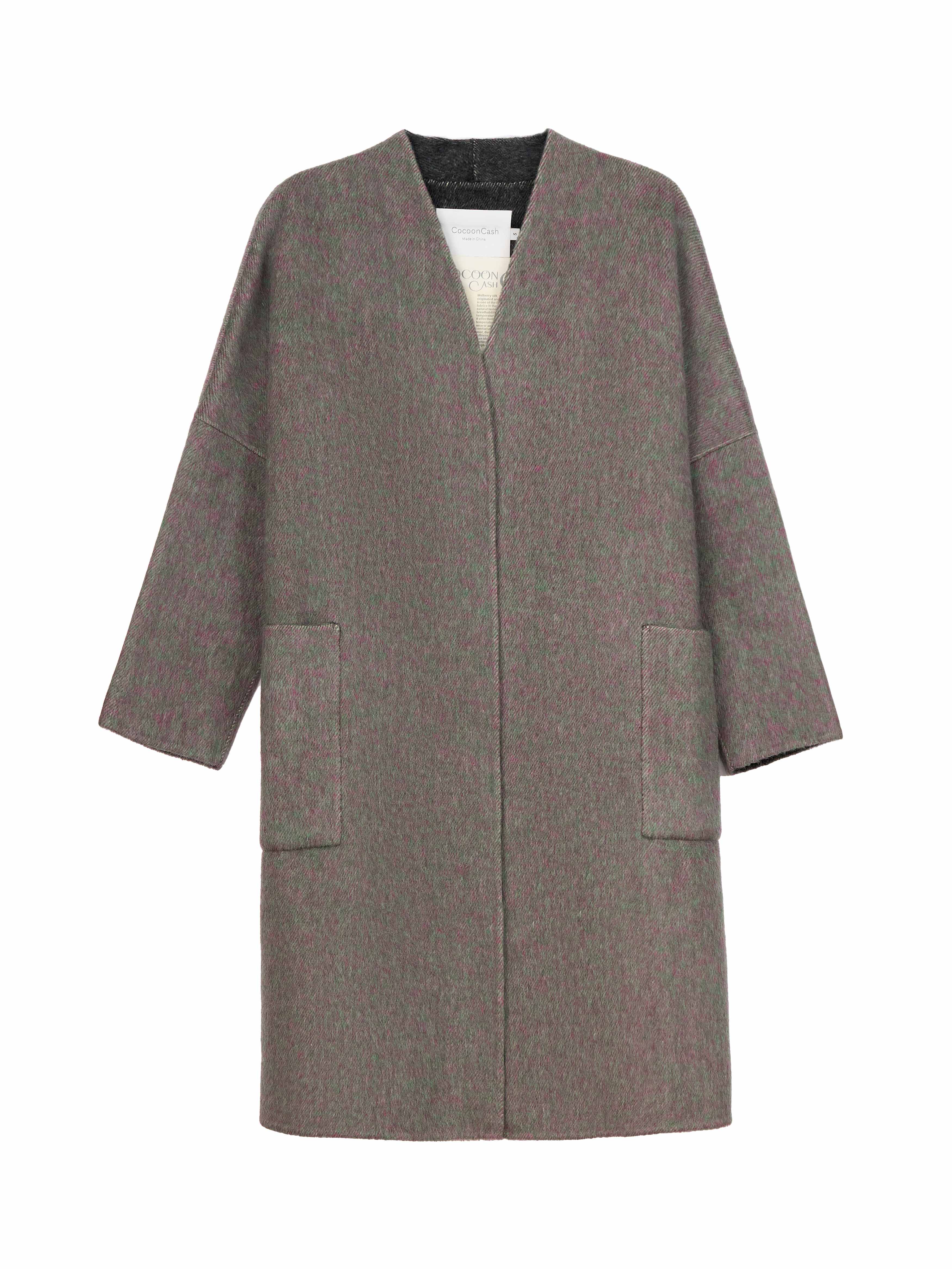 Eastern minimal wool coats
