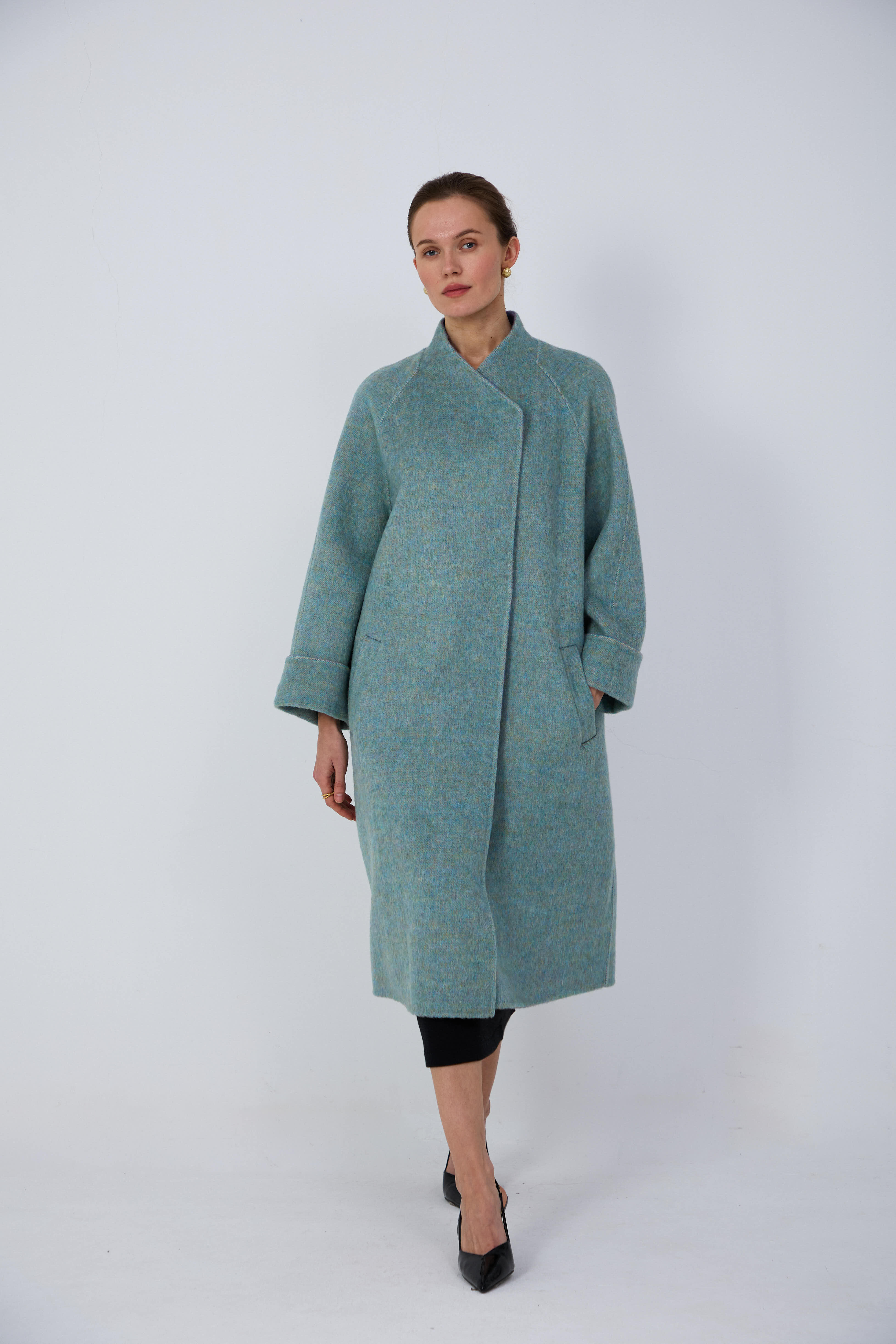Elegant casual wool coat