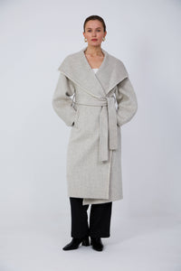Hand-finished silk-lined coat