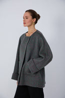 Handcrafted Eastern-inspired wool coat