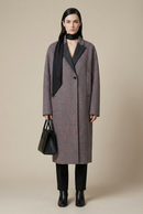 Women's Relaxed-Fit Wool Coats With 512 Red Lichen Rock