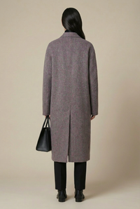 Women's Relaxed-Fit Wool Coats With 512 Red Lichen Rock