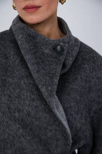 Luxury long wool coat