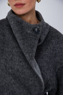 Modern luxury wool coat