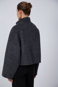 Mulberry silk hand-finished coat