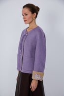 Mulberry silk modern wool coat