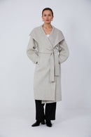 Mulberry silk relaxed fit coat