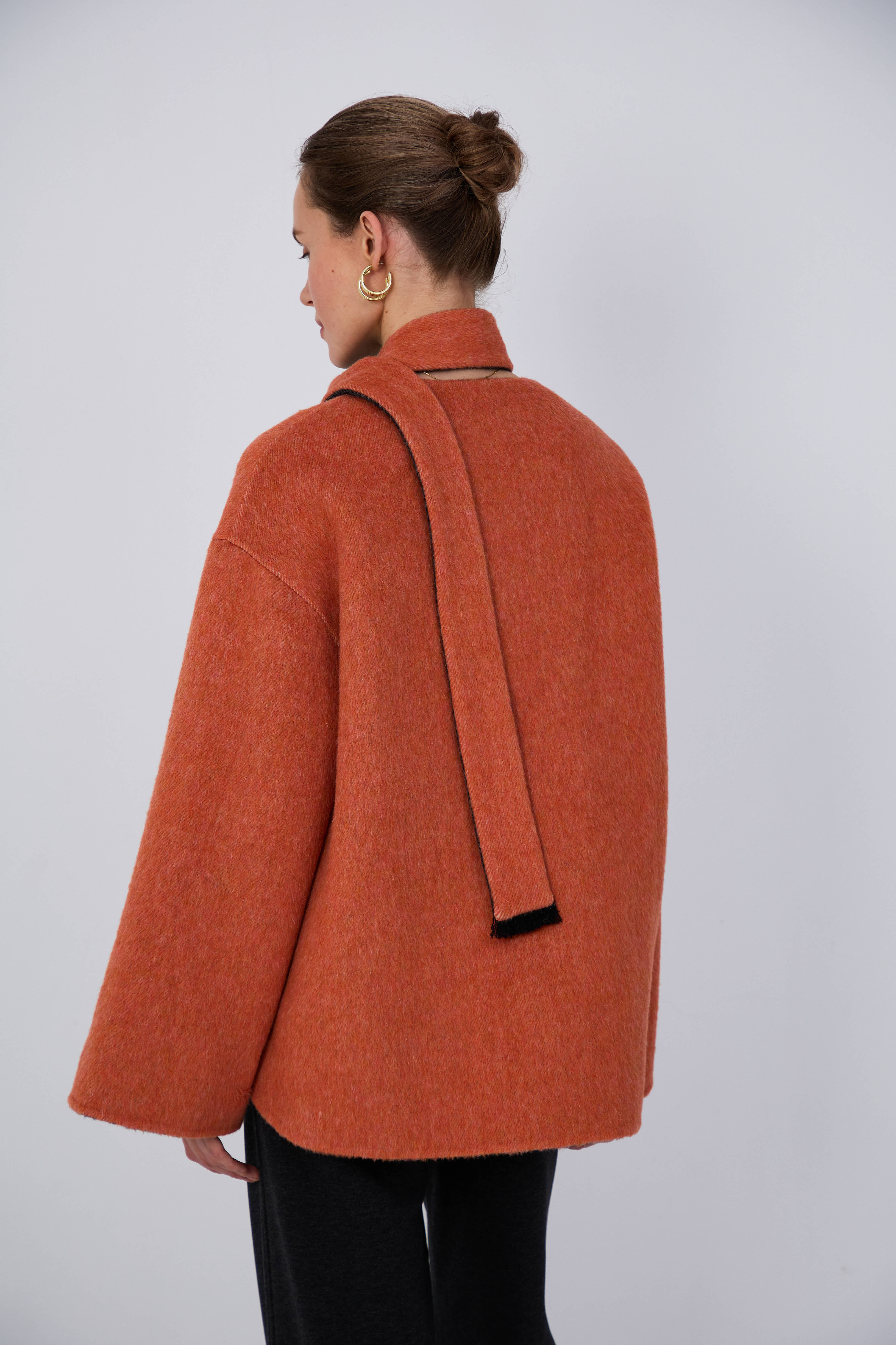 Oriental inspired long coat