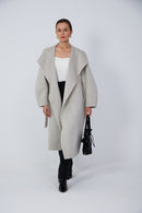 Sustainable wool coat