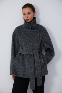 Tailored hand-finished coat