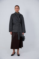 Timeless luxury relaxed fit wool coat
