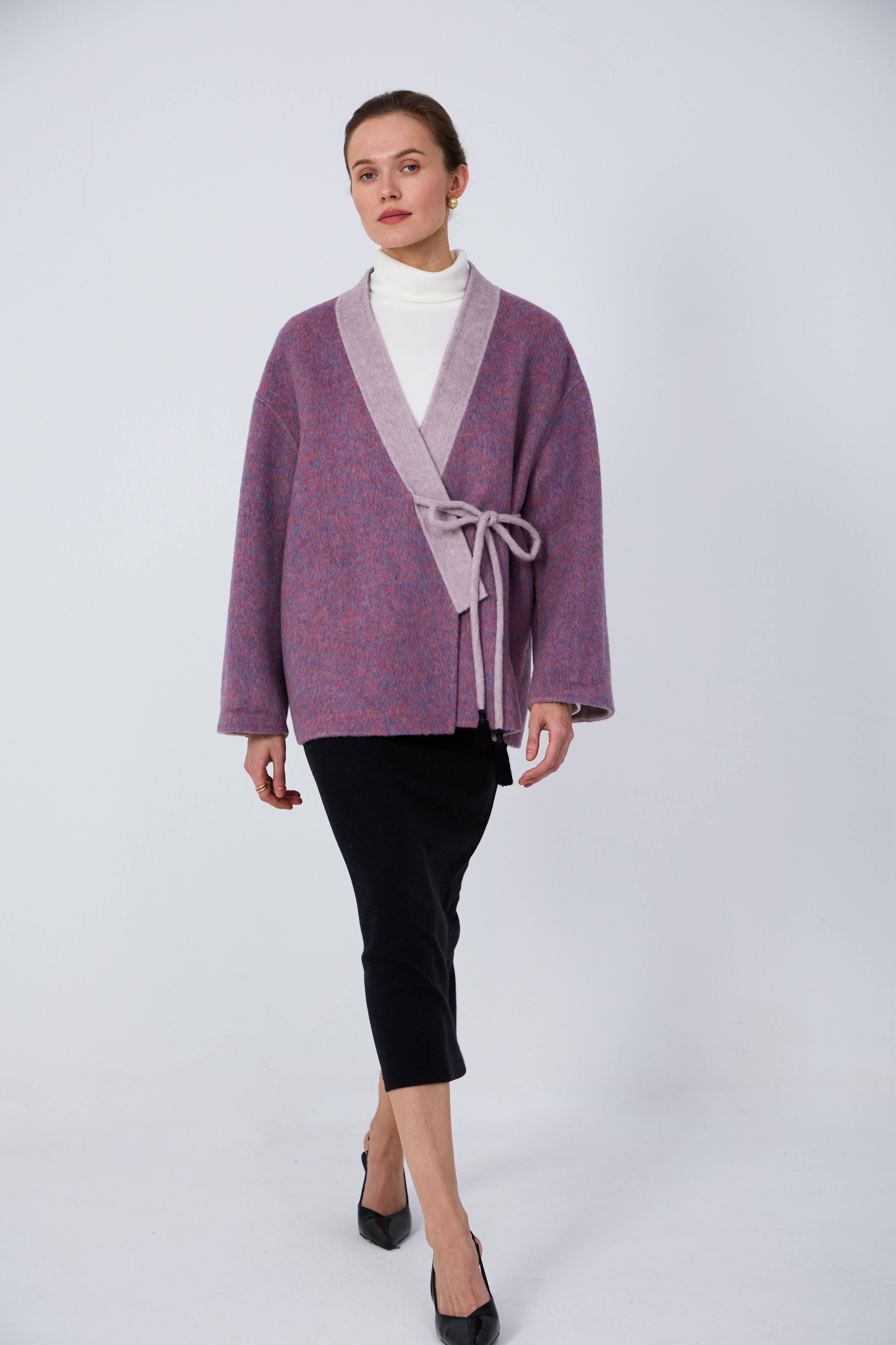 airport travel-friendly wool coat