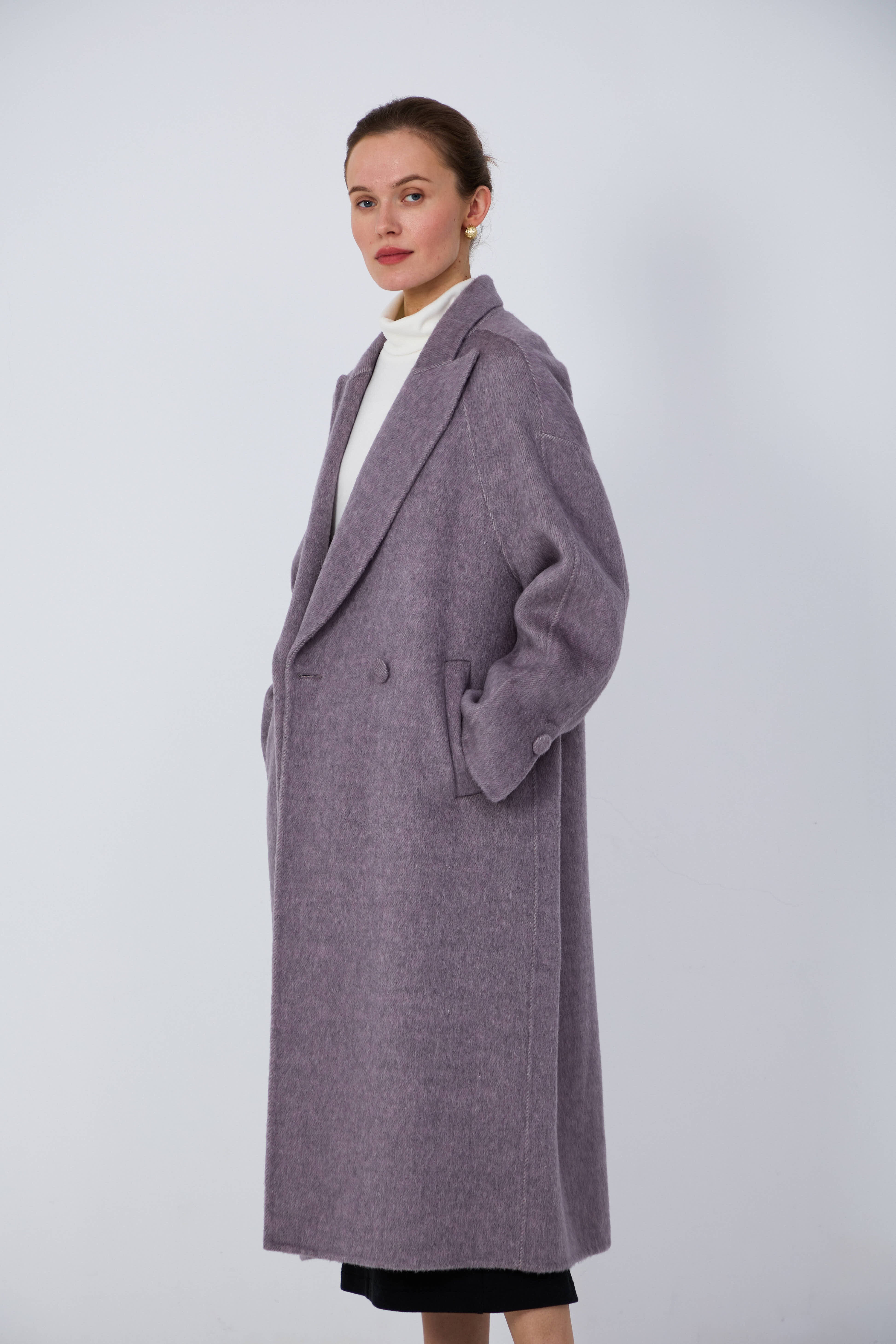 coffee date wool coat